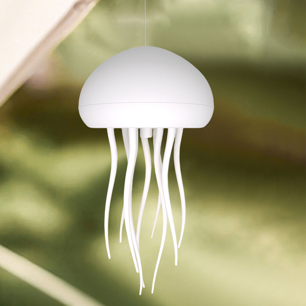 Candeeiro de Mesa LED com Design de Medusas – Luz Decorativa com Mudança de Cor