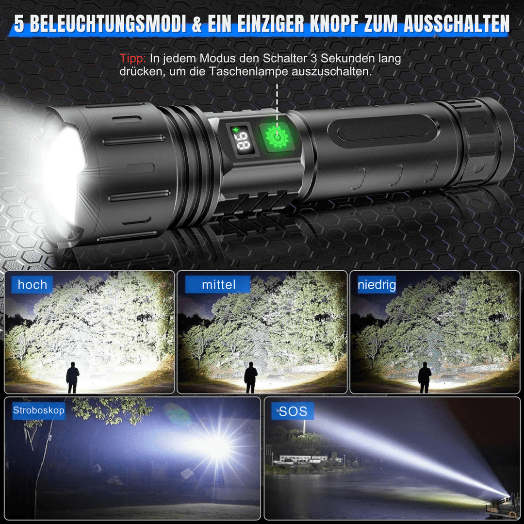 ULTRABEAM - LED-zaklamp voor dagelijks gebruik en buitenactiviteiten 3
