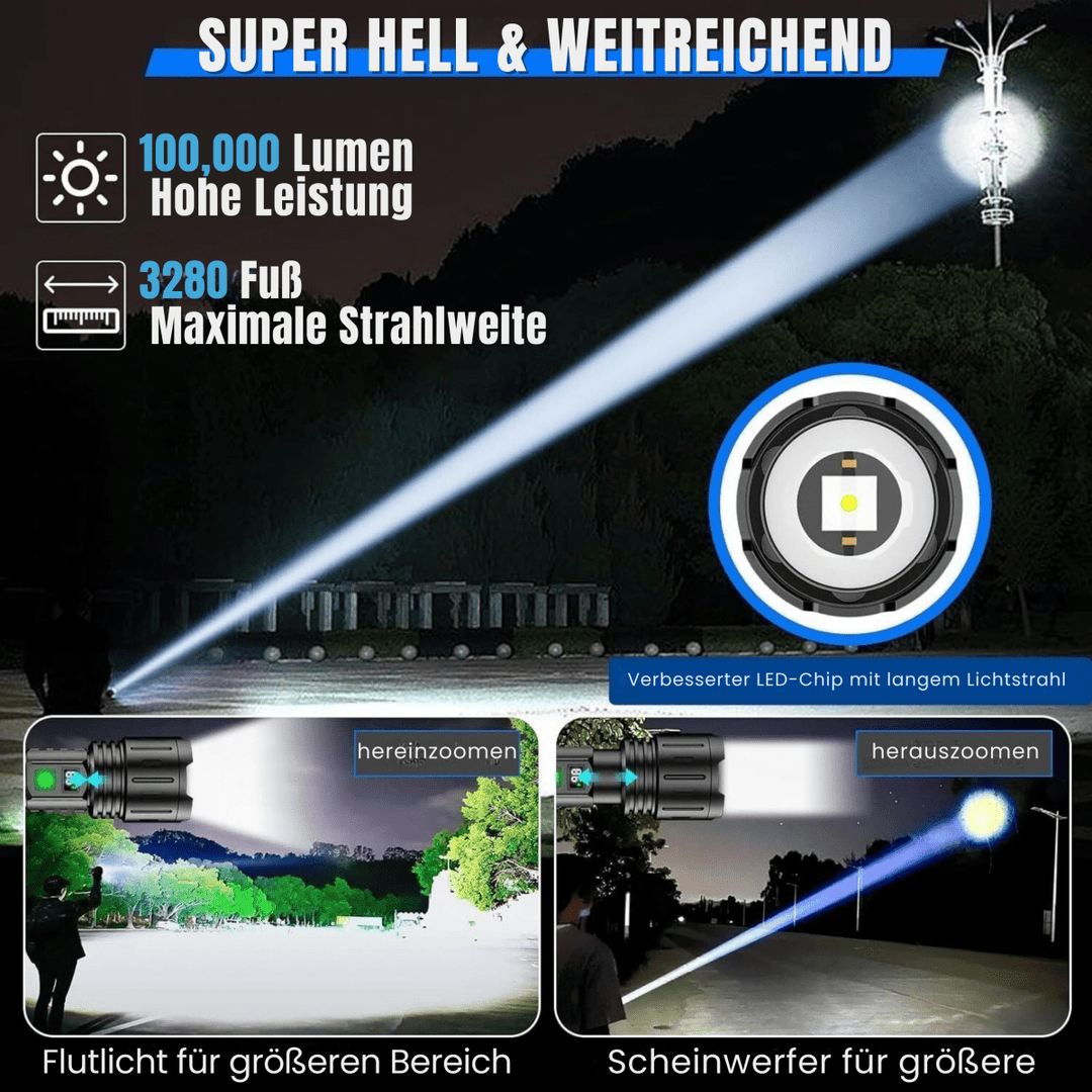 ULTRABEAM - LED-zaklamp voor dagelijks gebruik en buitenactiviteiten 5