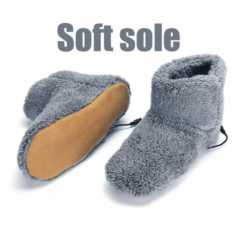 USB Oplaadbare Verwarmde Snowboots voor Heren en Dames met Pluche Voering 4