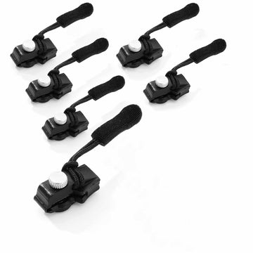 Fixaro – Juego de reparación de cremalleras de 6 piezas para ropa, bolsos y actividades al aire libre