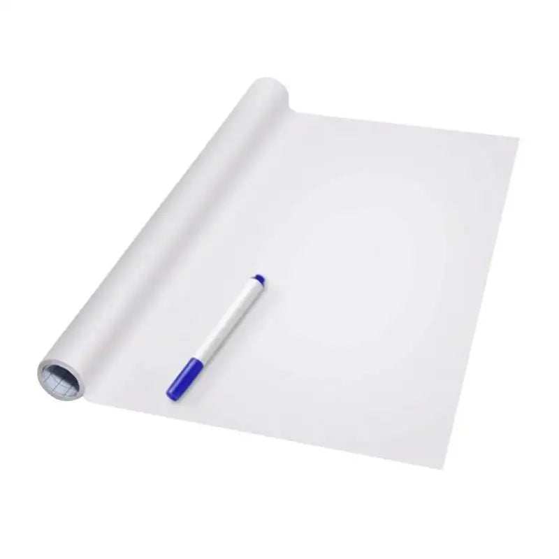 Uitwisbare Whiteboard Sticker 45x200 cm Zelfklevend PVC voor Onderwijs en Kantoor 6