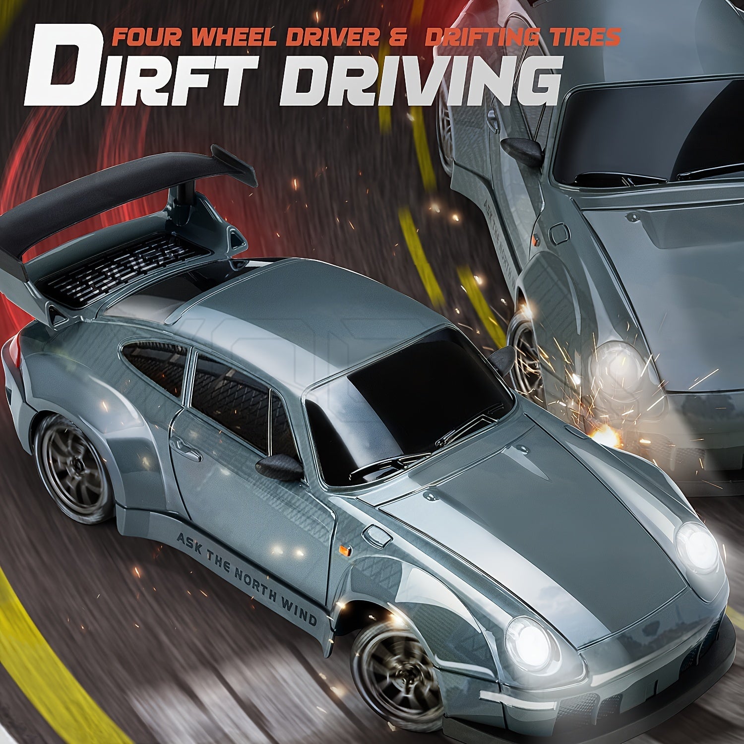 Ultimate Drift Racer 1:24 - RC Auto met Verlichte Wielen 7