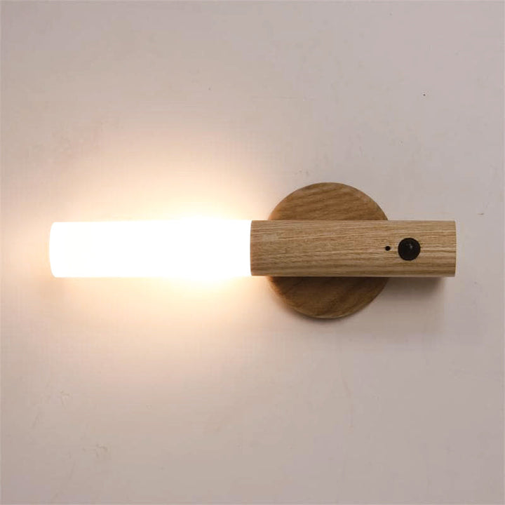 Lumora Lámpara de Pared Recargable – USB, Sensor de Movimiento y Luz LED Blanca Cálida