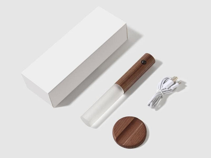 Lumora Lámpara de Pared Recargable – USB, Sensor de Movimiento y Luz LED Blanca Cálida