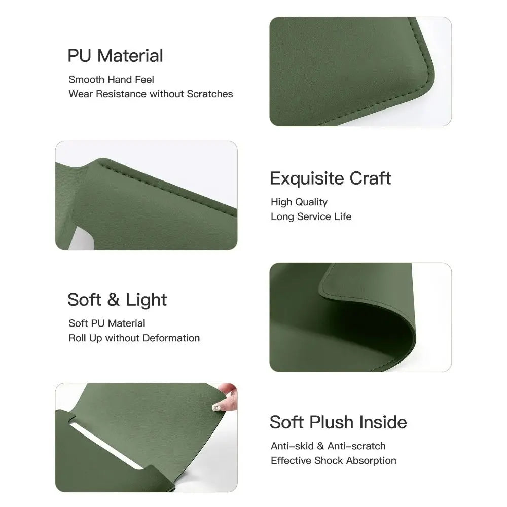 Velaro – Funda para portátil 13–15 pulgadas PU cuero ultradelgado y repelente al agua