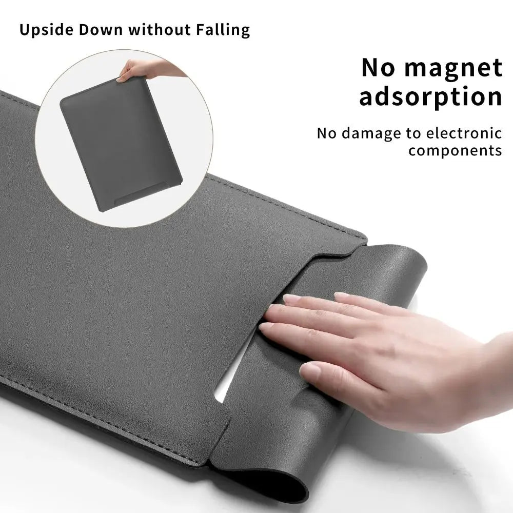 Velaro – Laptop sleeve 13–15 inch PU leer ultradun &amp; waterafstotend