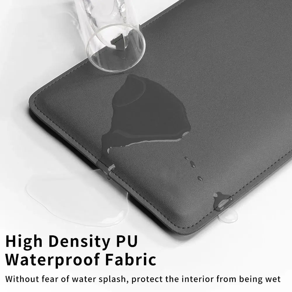 Velaro – Laptop sleeve 13–15 inch PU leer ultradun &amp; waterafstotend