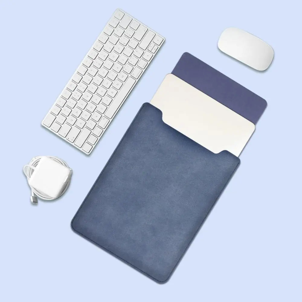 Velaro – Laptop sleeve 13–15 inch PU leer ultradun &amp; waterafstotend
