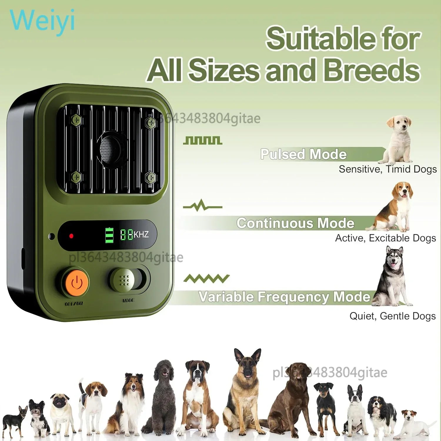 Ultrasoon Blafstopapparaat voor Honden met Automatische Geluidsdetectie, Veilig en Gebruiksvriendelijk 2