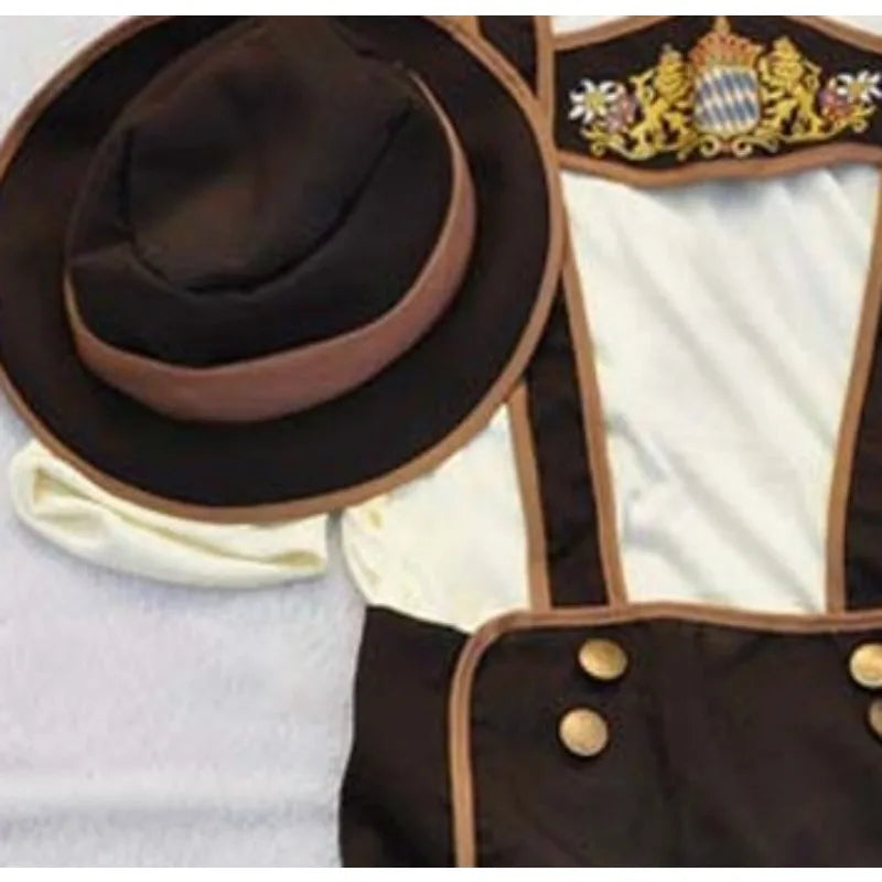 AlpenHeld – Disfressa d'Oktoberfest per a home amb camisa, tirants i barret