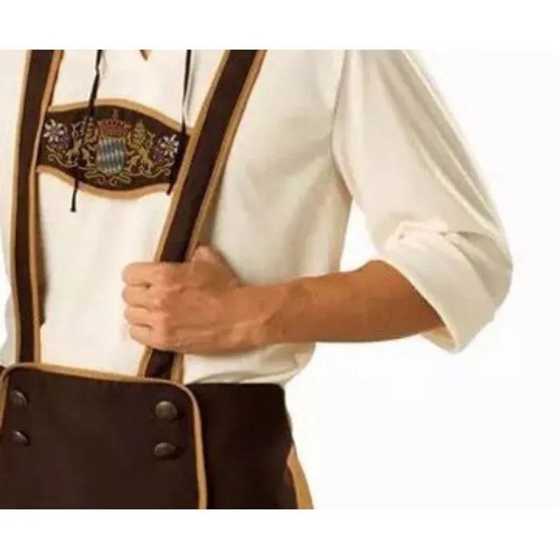AlpenHeld – Disfressa d'Oktoberfest per a home amb camisa, tirants i barret