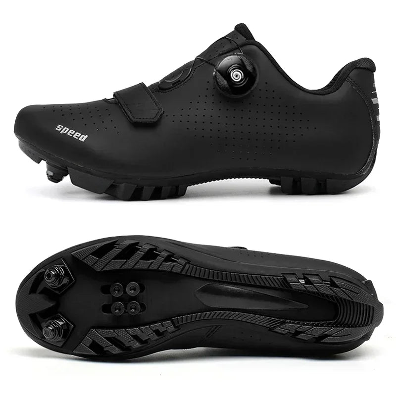 Unisex MTB Schoenen met Ademend Bovenwerk en Antislipzool voor Mountainbike 0
