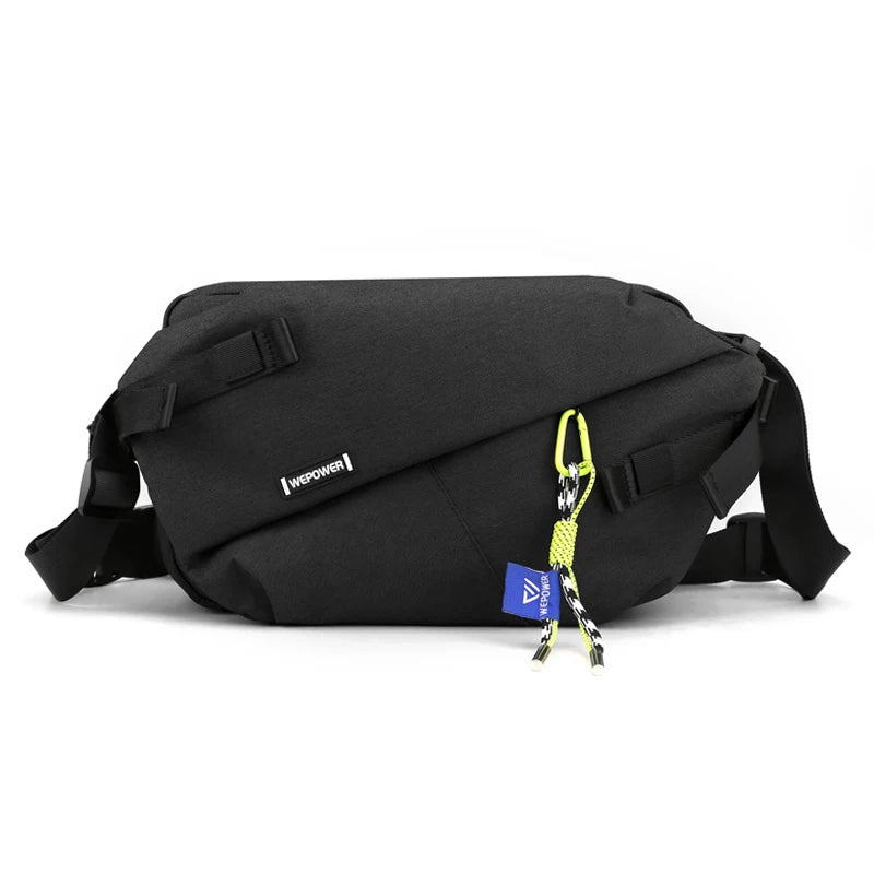 Unisex Nylon Crossbody Tas voor Outdoor Reizen, 31x20x12 cm, Verstelbare Schouderriem 3