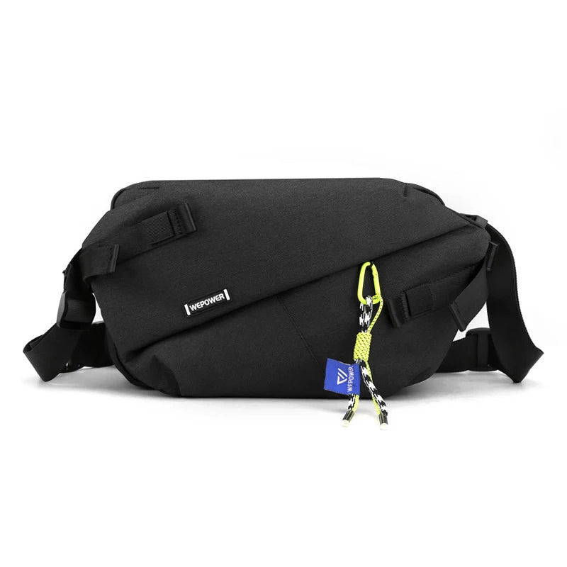 Unisex Nylon Crossbody Tas voor Outdoor Reizen, 31x20x12 cm, Verstelbare Schouderriem 6