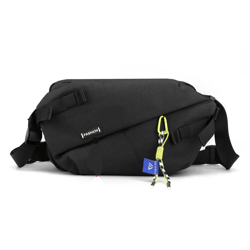 Unisex Nylon Crossbody Tas voor Outdoor Reizen, 31x20x12 cm, Verstelbare Schouderriem 7