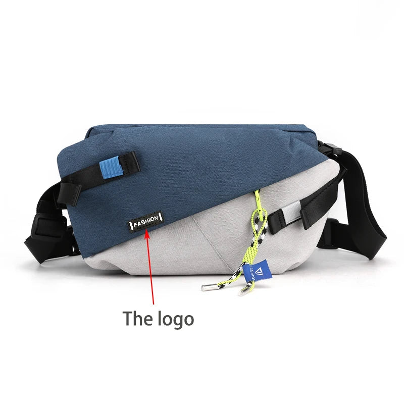 Unisex Nylon Crossbody Tas voor Outdoor Reizen, 31x20x12 cm, Verstelbare Schouderriem 8