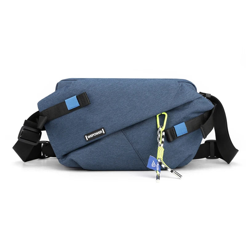 Unisex Nylon Crossbody Tas voor Outdoor Reizen, 31x20x12 cm, Verstelbare Schouderriem 9