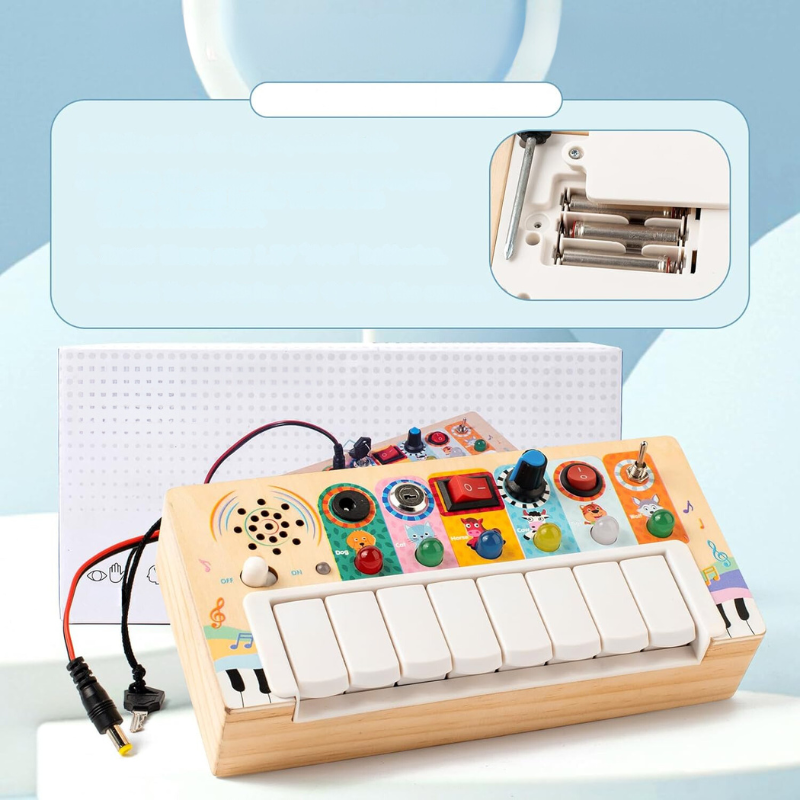 EduBini – Ensemble de jeu Montessori bébé 6m+ jouet éducatif et sensoriel