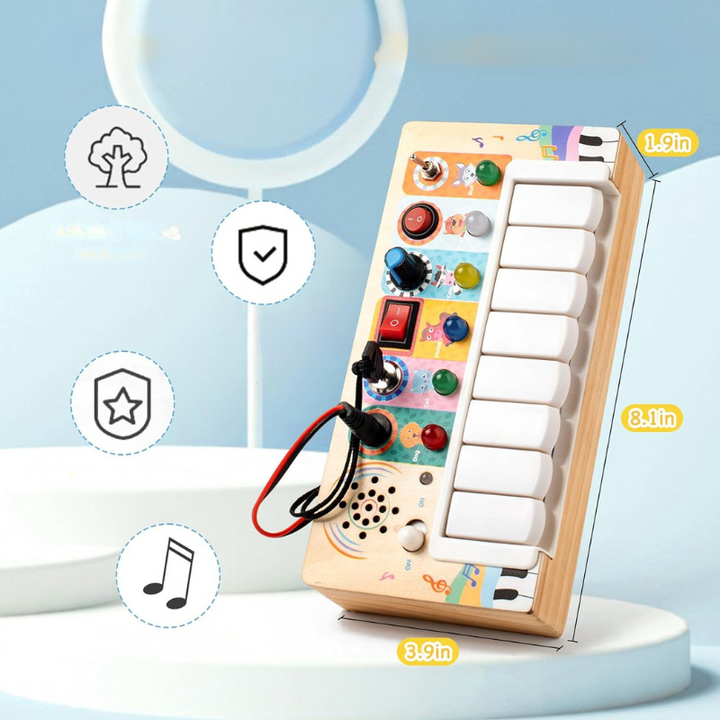 EduBini – Ensemble de jeu Montessori bébé 6m+ jouet éducatif et sensoriel