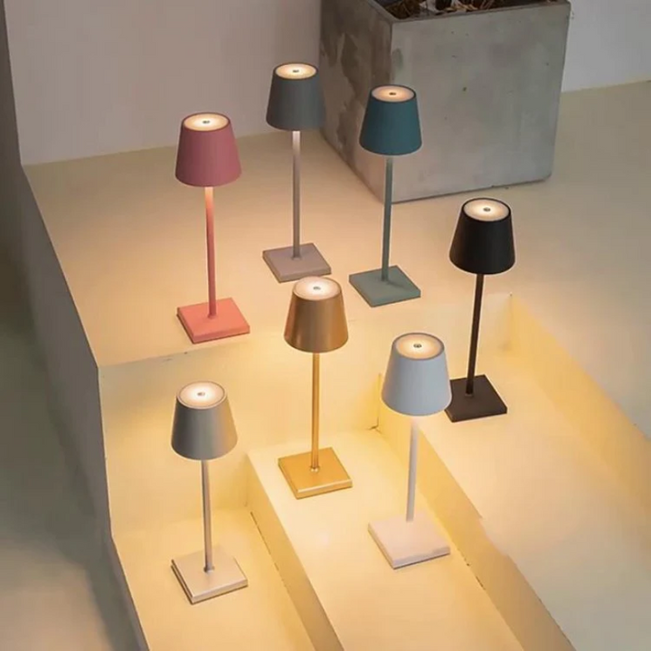 LumiFlex LED-Tafellamp – Draadloze oplaadbare lamp met touchbediening &amp; verstelbare helderheid