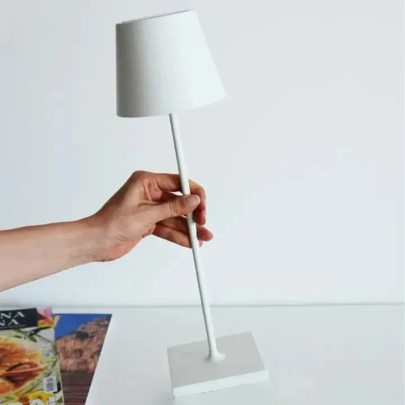 LumiFlex LED-Tafellamp – Draadloze oplaadbare lamp met touchbediening &amp; verstelbare helderheid