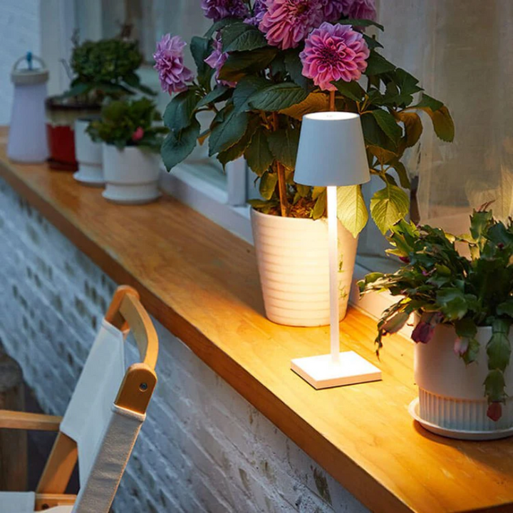 LumiFlex LED-Tafellamp – Draadloze oplaadbare lamp met touchbediening &amp; verstelbare helderheid