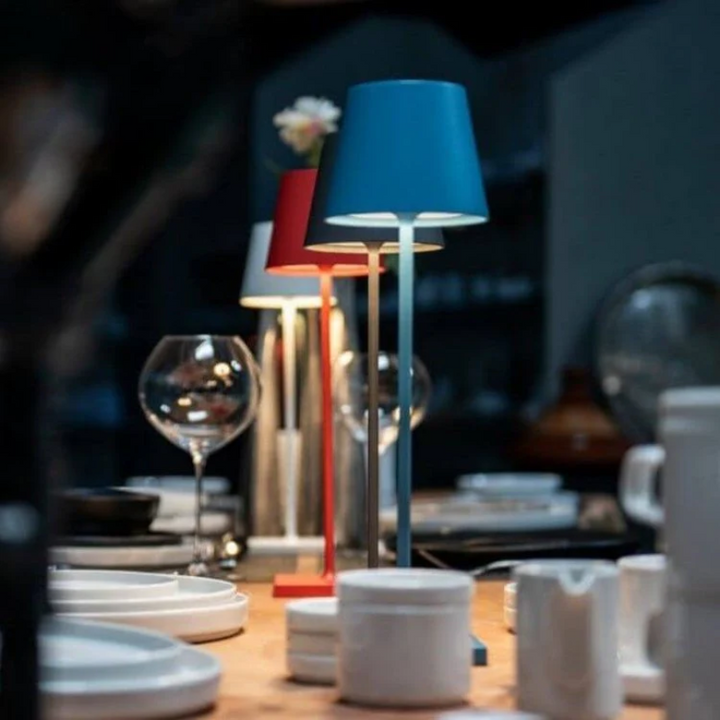 LumiFlex LED-Tafellamp – Draadloze oplaadbare lamp met touchbediening &amp; verstelbare helderheid