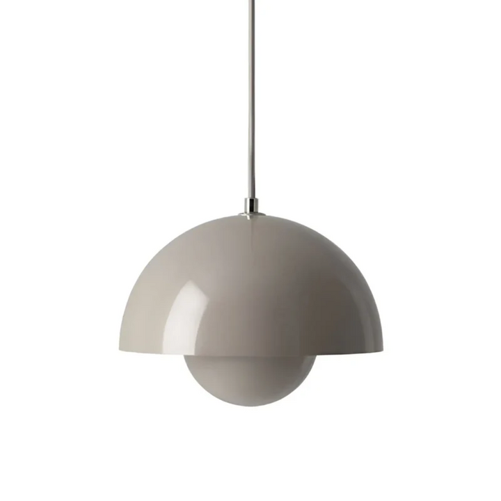 Lámpara colgante NordicBlossom – lámpara escandinava con pantalla en forma de flor y luz LED cálida