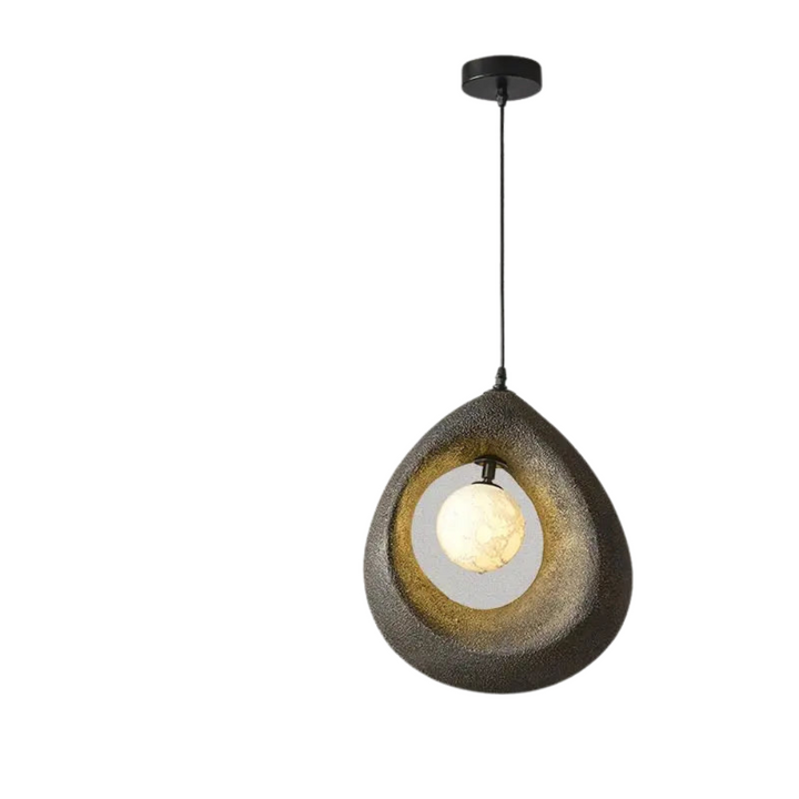 Lámpara colgante Nordvelle – Lámpara de techo retro regulable de metal con estilo escandinavo