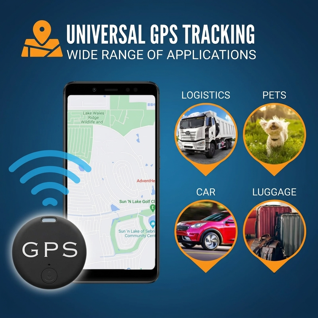 GPS Tracker – Magnetisch Design, App-Tracking &amp; Zoekalarm Vestragear