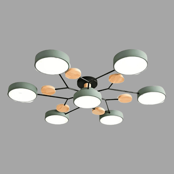 Nordora – lampe de plafond LED scandinave design ramifié & lumière d'ambiance