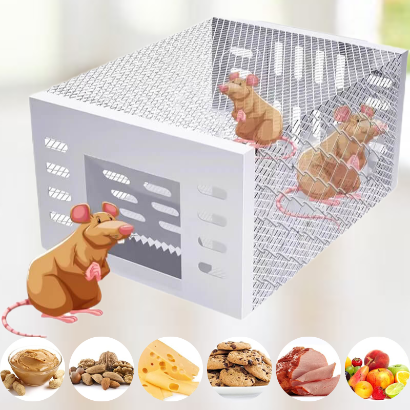Vermex Armadilha Humana para Ratos – Galvanizada &amp; Reutilizável para Interior &amp; Exterior