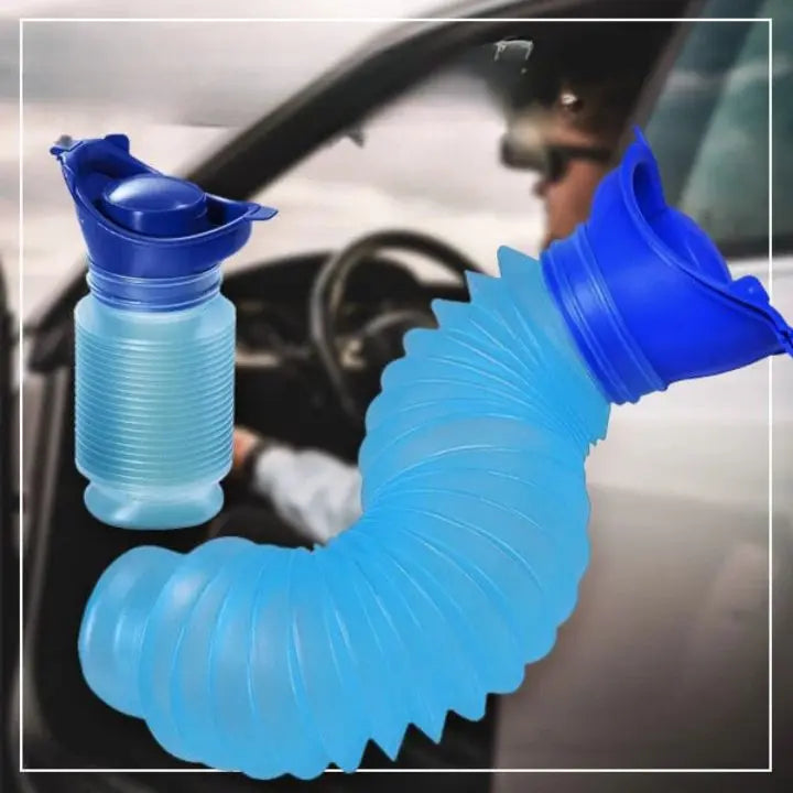 Urinoir voor mannen – Opvouwbaar met deksel en een inhoud van 750 ml 0
