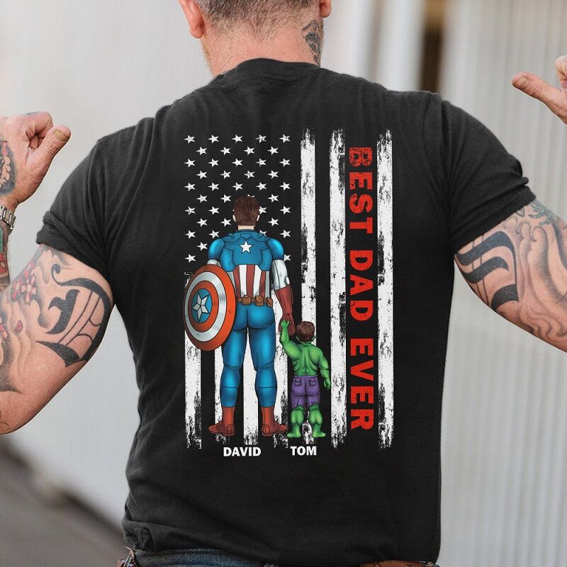 Vaderdagcadeau | HeroTee | Voor de echte held in je leven 1