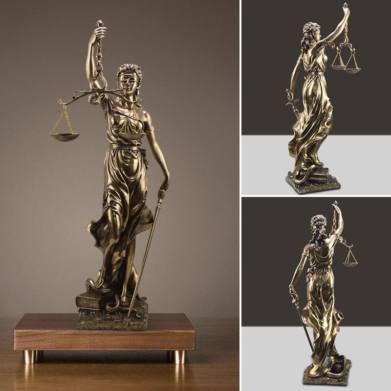 Veridica | Godin van Justitie-beeld – Elegante decoratieve sculptuur van Lady Justice 6