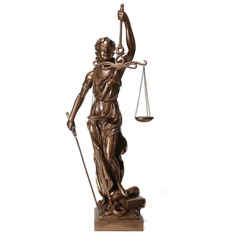 Veridica | Godin van Justitie-beeld – Elegante decoratieve sculptuur van Lady Justice 7