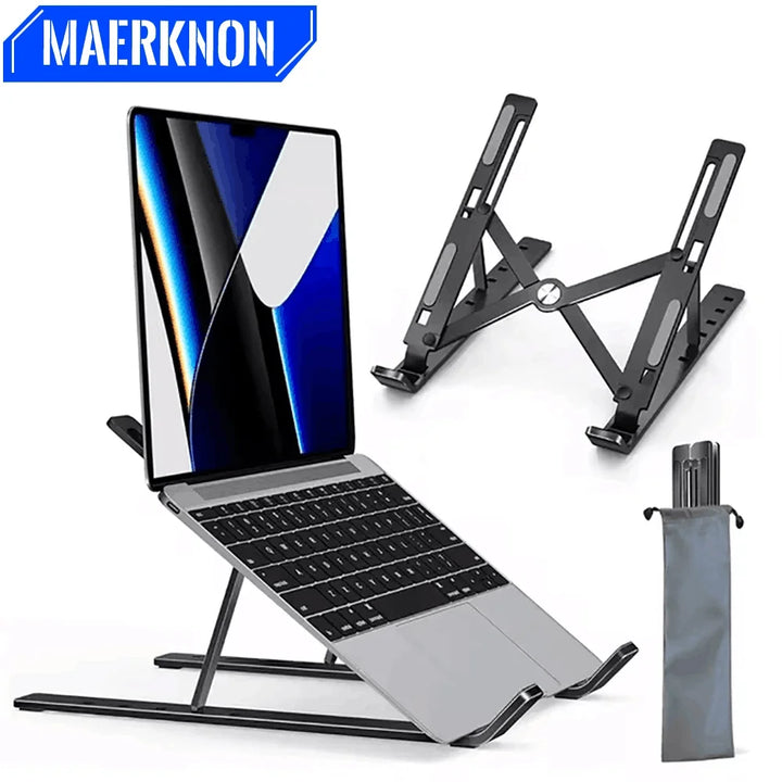 FlexiDesk – Verstelbare Laptopstandaard 10–15" voor thuis &amp; onderweg