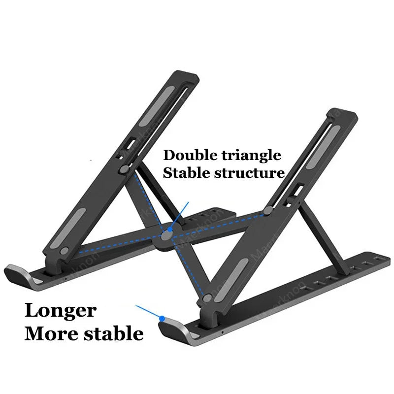 FlexiDesk – Verstelbare Laptopstandaard 10–15" voor thuis &amp; onderweg