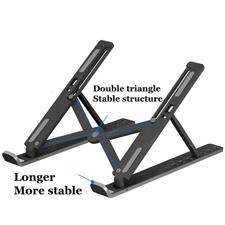 FlexiDesk – Verstelbare Laptopstandaard 10–15" voor thuis &amp; onderweg