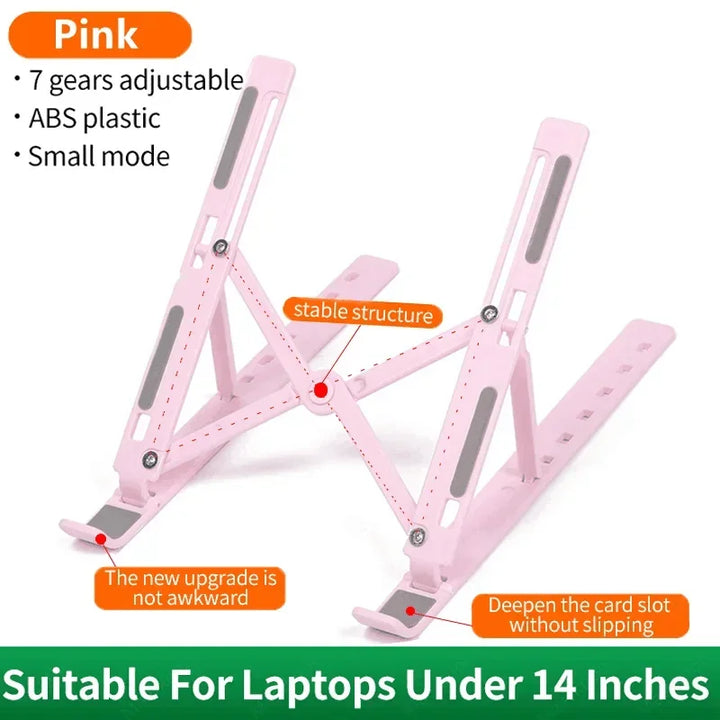 FlexiDesk – Verstelbare Laptopstandaard 10–15" voor thuis &amp; onderweg