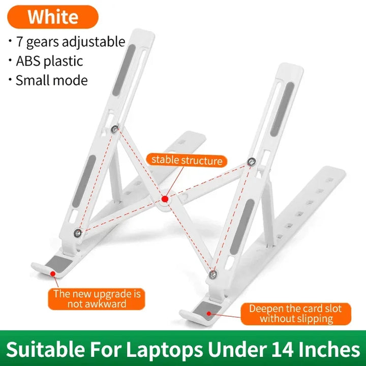 FlexiDesk – Verstelbare Laptopstandaard 10–15" voor thuis &amp; onderweg
