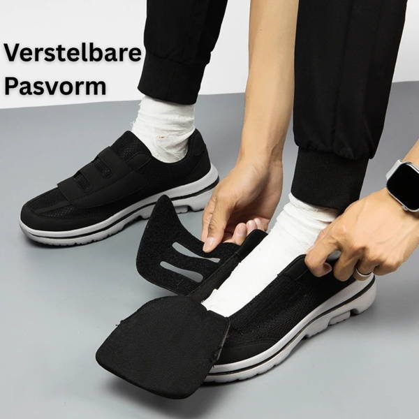 Verstelbare Therapeutische Schoenen met Klittenband – Extra Breed en Ademend voor Gevoelige Voeten | Sansoti 2