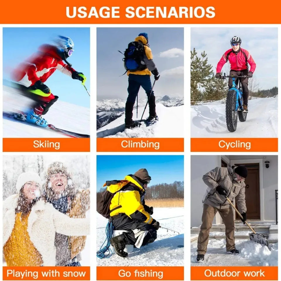 Verwarmde Inlegzolen USB Oplaadbaar voor Outdoor en Skiën, Maat 35-46 5