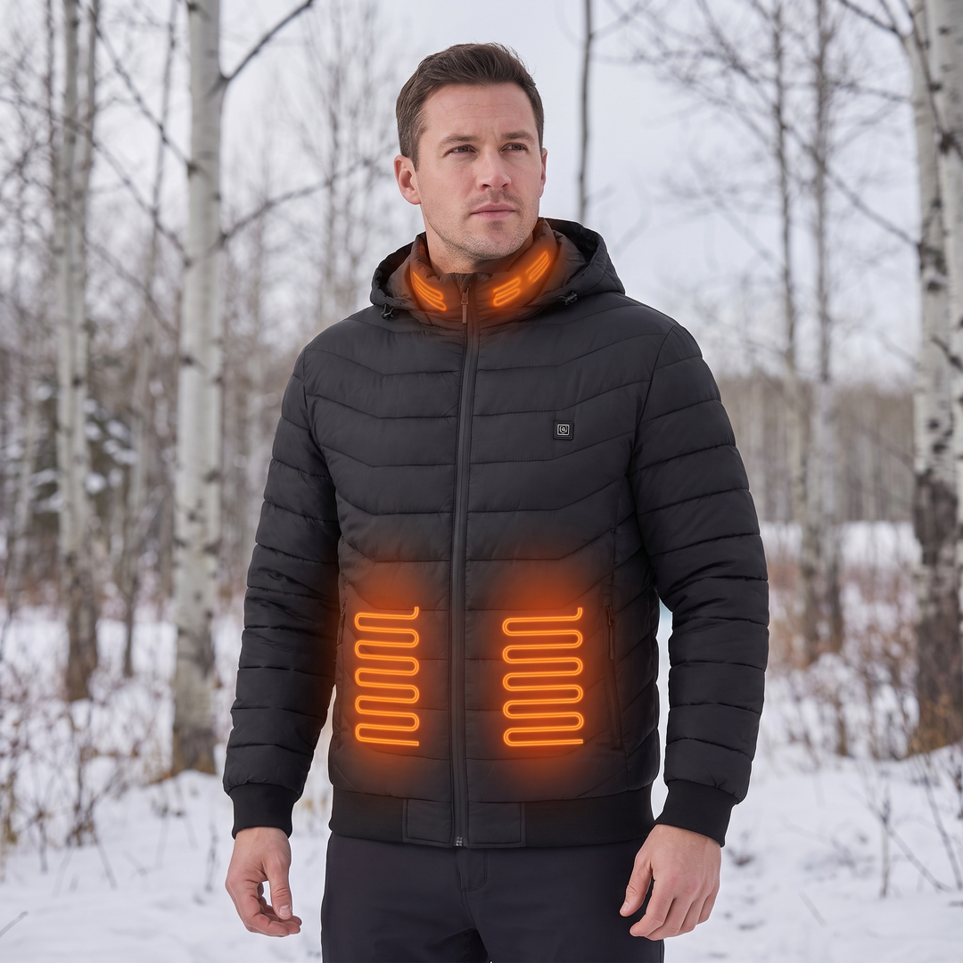Verwarmde Jas Heren & Dames - 9 Warmtezones - Waterdicht & USB 0