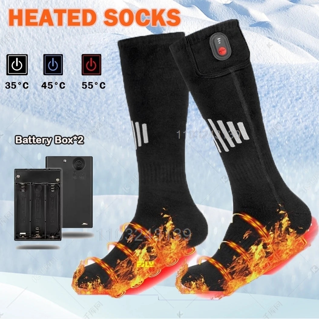 Verwarmde Sokken - Elektrische Sokken voor Dames en Heren met Instelbare Temperatuur 0