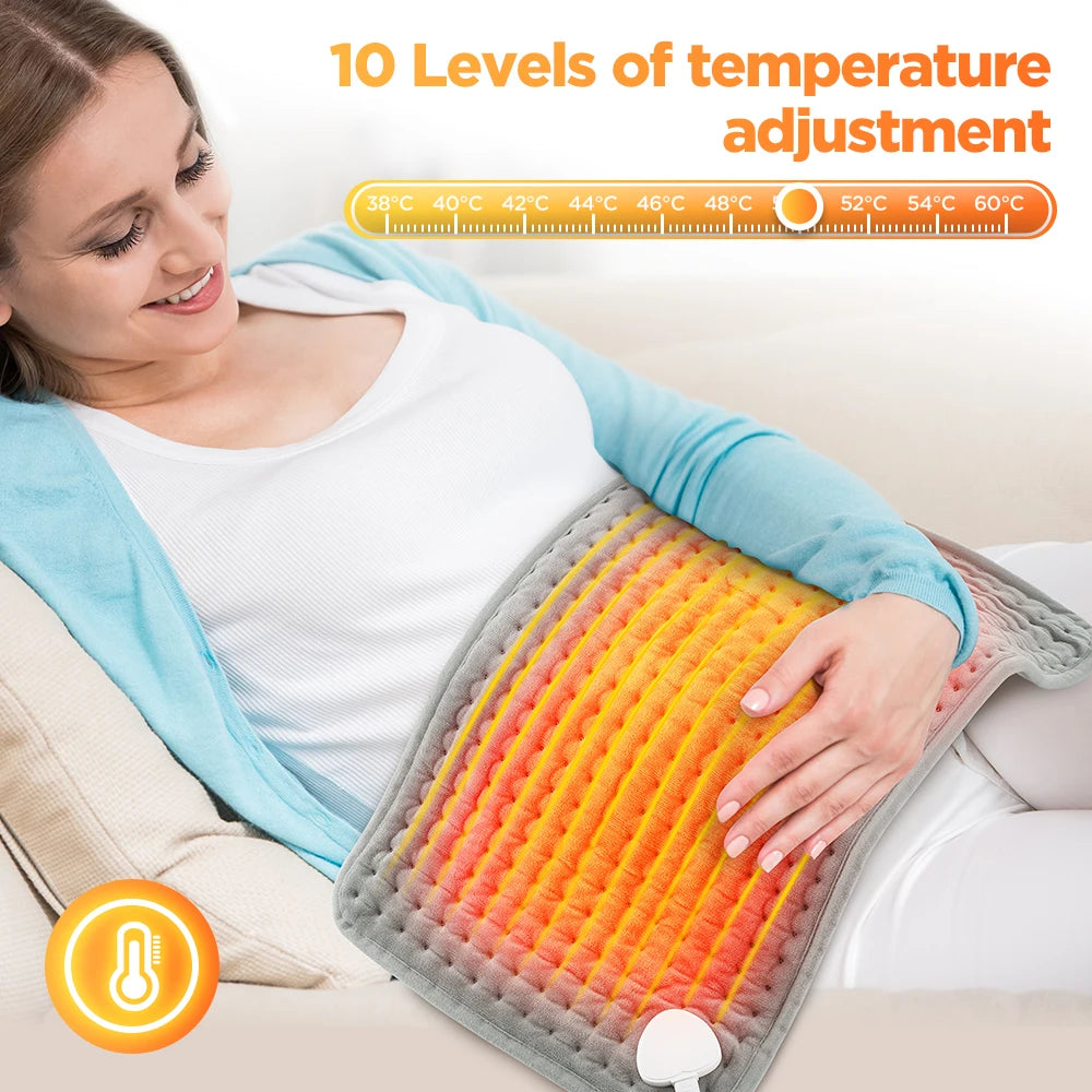Verwarmingsmatras 60x30 cm met 10 Temperatuurstanden en 4 Timerstanden voor Comfortabele Warmte 2