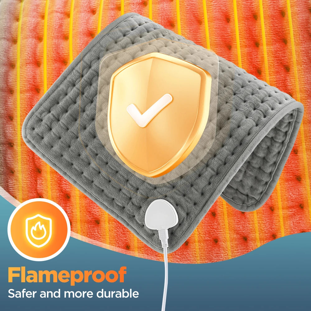 Verwarmingsmatras 60x30 cm met 10 Temperatuurstanden en 4 Timerstanden voor Comfortabele Warmte 4