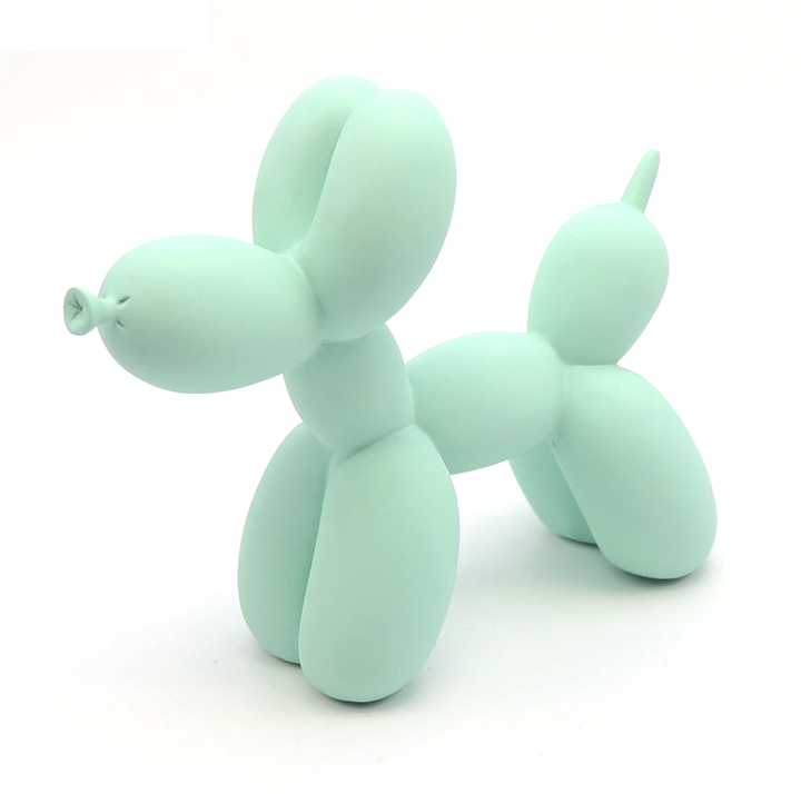 Canovo Ballonhond Figura – Hecho a mano en Poliresina con Acabado Mate en Colores Vivos