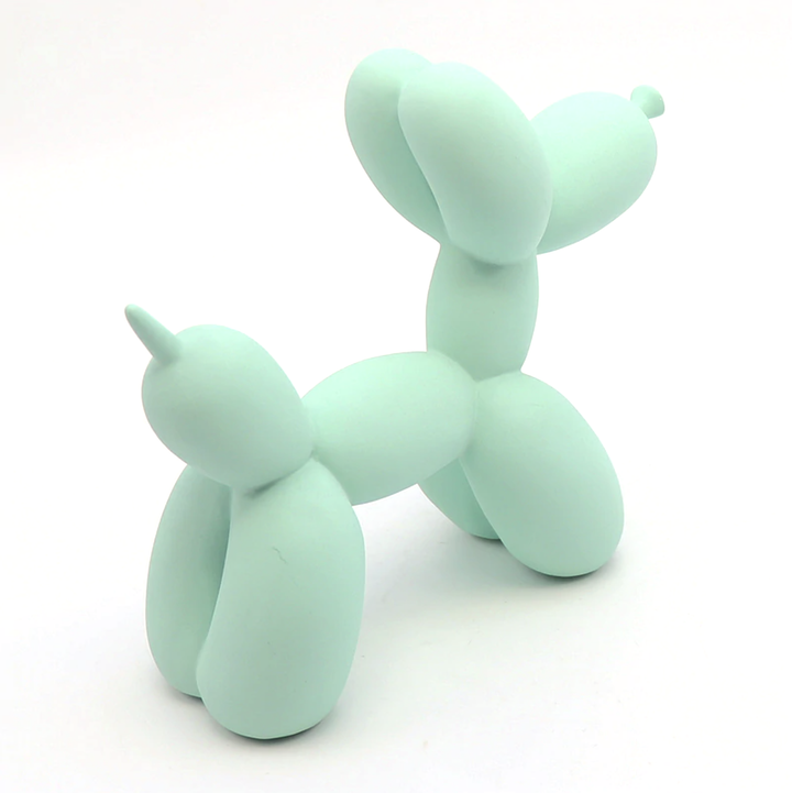 Canovo Ballonhond Figura – Hecho a mano en Poliresina con Acabado Mate en Colores Vivos